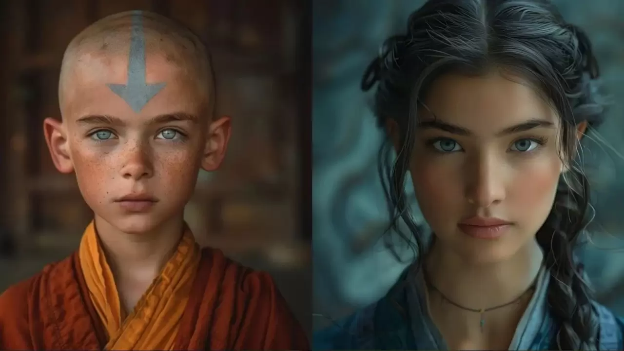 Нейросеть показала живых героев «Аватара: Легенды об Аанге»